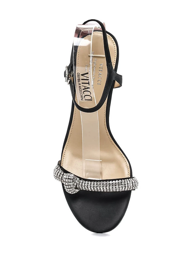 Босоножки 198209 женские цвет черный, натуральная кожа 198209          | 4