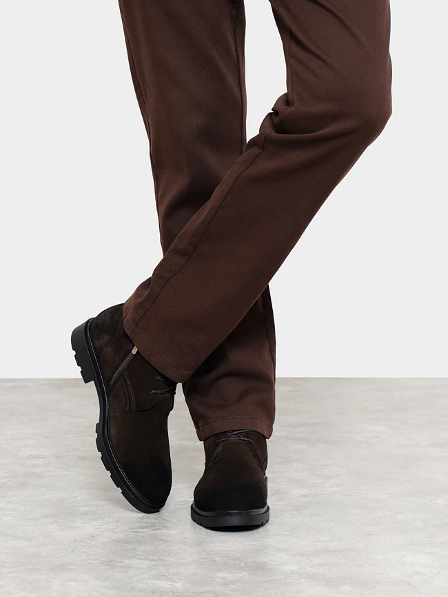 Ботинки мужские демисезонные, цвет коричневый, натуральный спилок M1782559 | 7