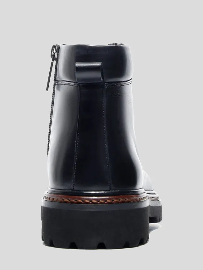 Ботинки мужские демисезонные, цвет черный, натуральная кожа M1781554 | 5