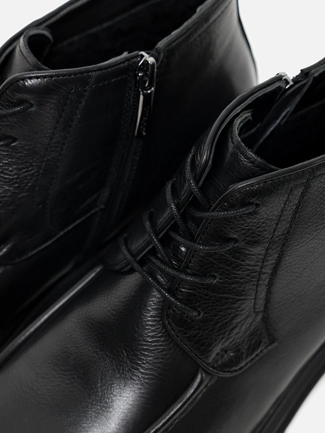 Ботинки мужские зимние, цвет черный, натуральная кожа M1782172M | 5