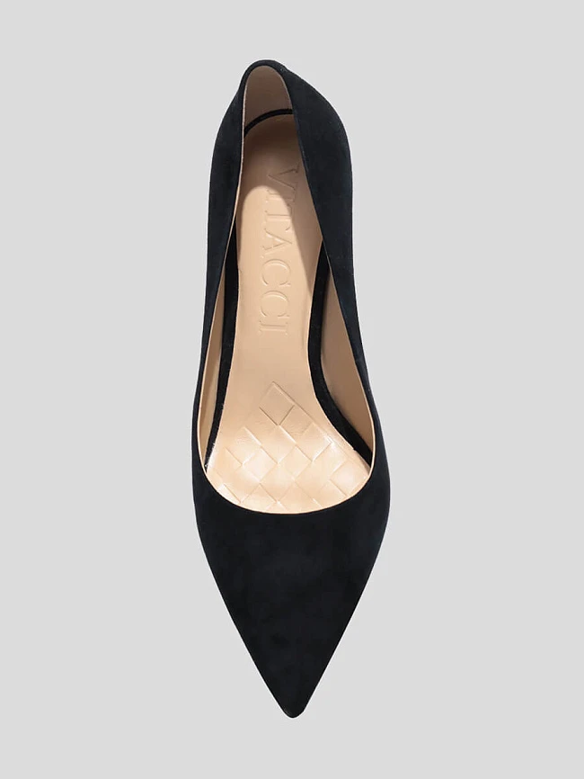 Туфли 495075 женские цвет черный, натуральный велюр 495075          | 4