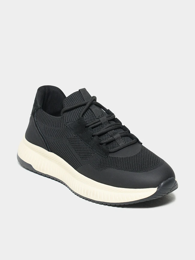 Кроссовки мужские летние, цвет черный, текстиль M02VC102 | 2