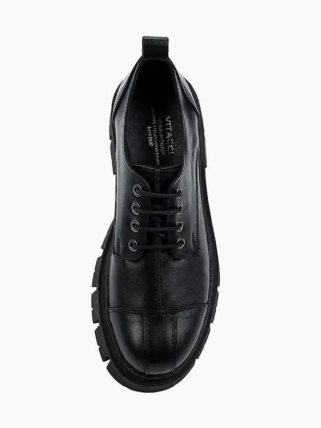 Полуботинки 887001 женские цвет черный, натуральная кожа 887001 | 4