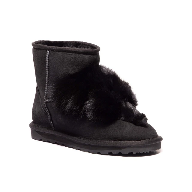 Полусапоги 60320M женские цвет черный, натуральная замша 60320M          | 1