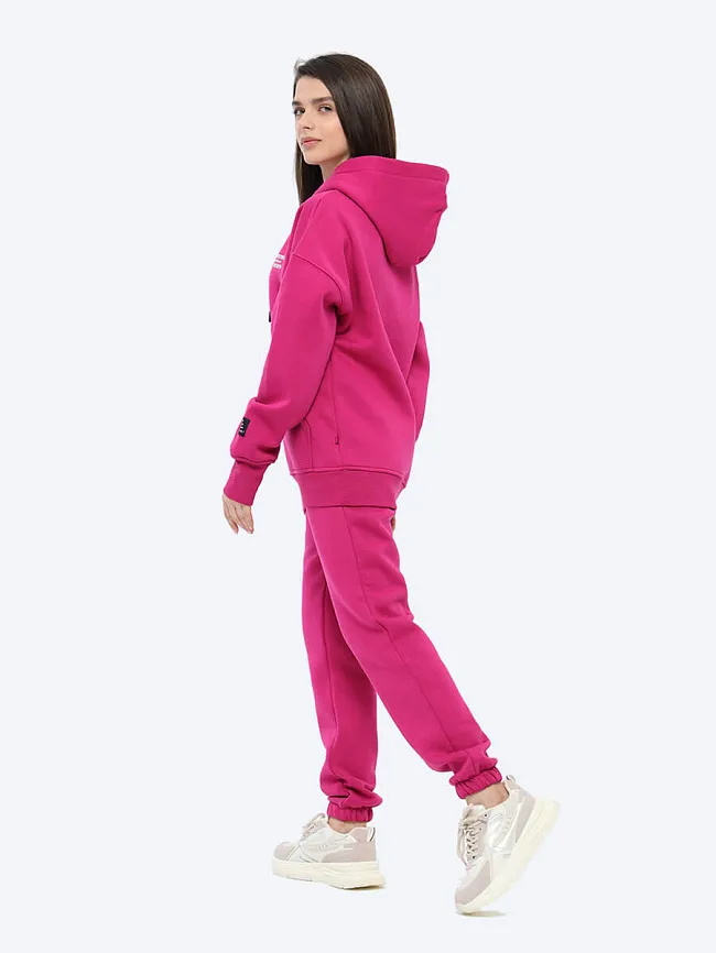 Комплект (джемпер с капюшоном+брюки) женские всесезонные EF8516-15 | 4