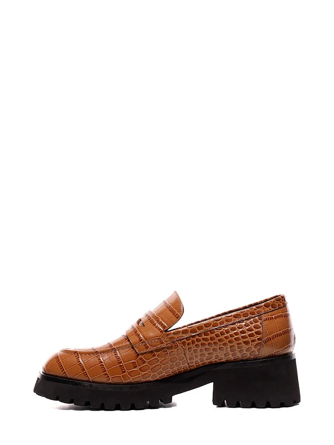 Лоферы 943723 женские цвет песочный, натуральная кожа 943723          | 4