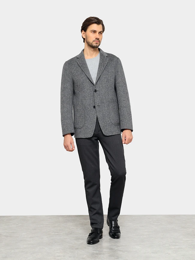 Туфли мужские всесезонные, цвет черный, натуральная кожа M1022958 | 12