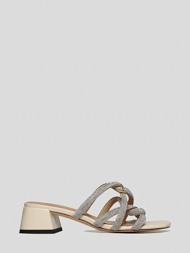 Сабо женские летние, цвет молочный, искусственная кожа 1398207 | 2