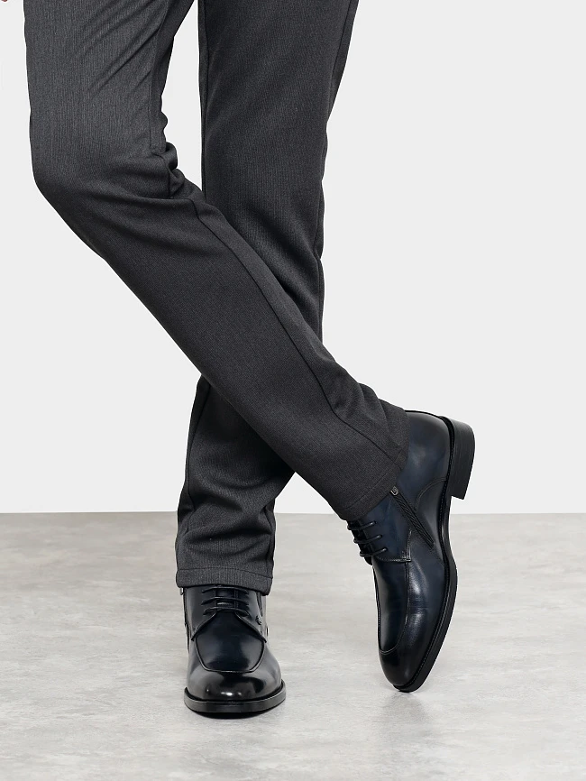 Ботинки мужские демисезонные, цвет синий, натуральная кожа M1023000 | 9