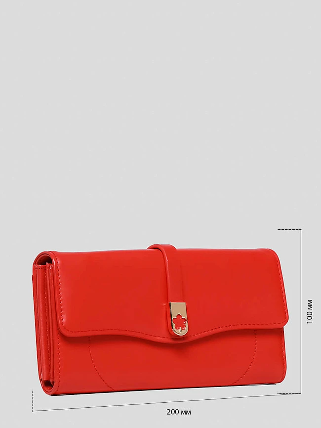 Кошельки SUP001-03 женские цвет красный, натуральная кожа SUP001-03       | 2