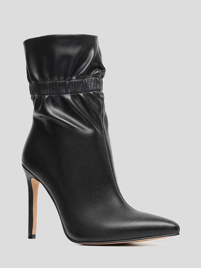 Полусапоги женские демисезонные, цвет черный, искусственная кожа 1398905 | 1