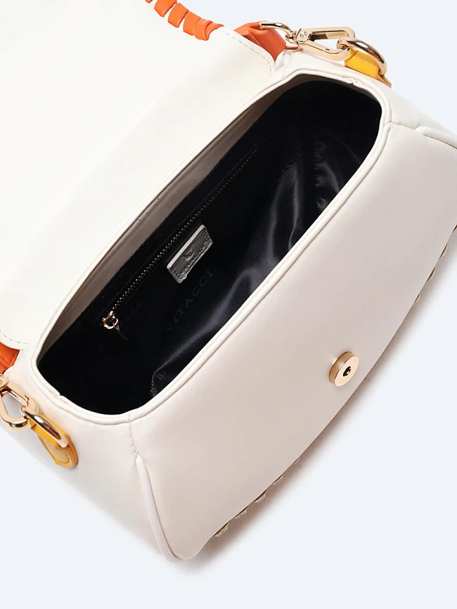 Сумки LC087-09 женскии цвет молочный, искусственная кожа LC087-09 | 5