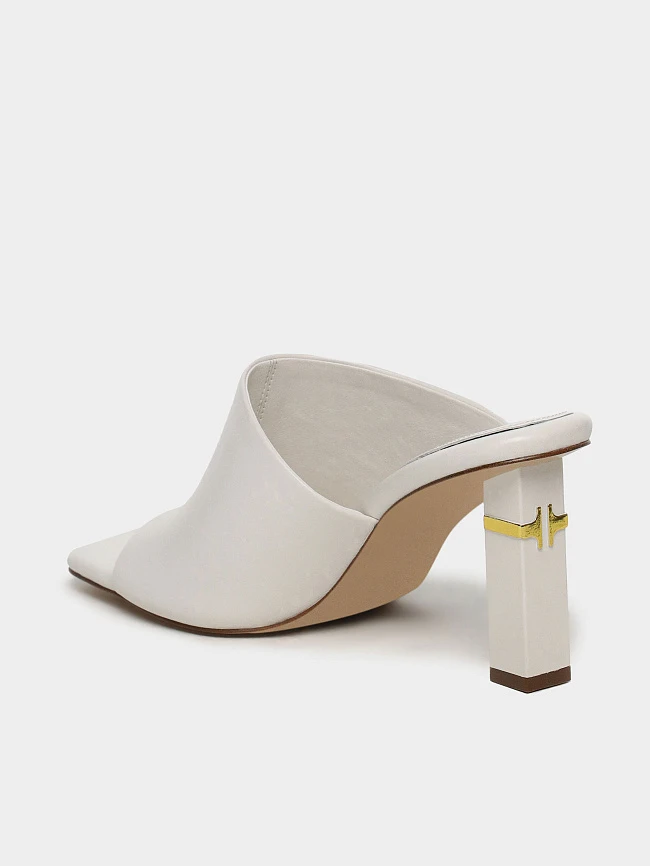 Сабо женские летние, цвет белый, натуральная кожа 1495001 | 3