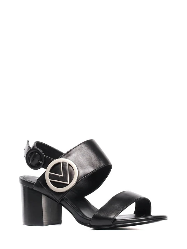 Босоножки 1491134 женские цвет черный, натуральная кожа 1491134         | 1