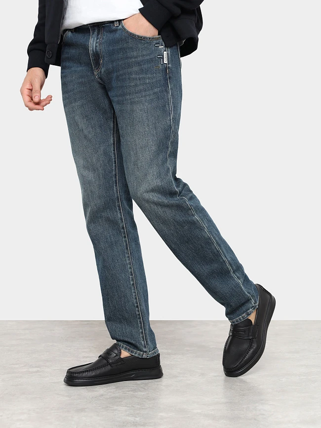 Лоферы мужские зимние, цвет черный, натуральная кожа M80747M | 7