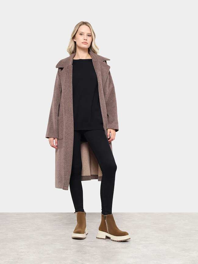 Ботинки женские демисезонные, цвет коричневый, натуральный спилок 887056 | 10