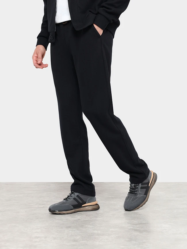 Кроссовки мужские демисезонные, цвет серый, натуральная кожа/натуральный спилок M01VC034 | 7