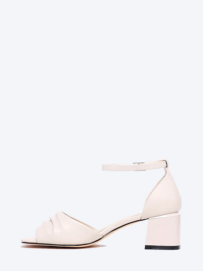 Босоножки женские летние, цвет бежевый, натуральная кожа и полимерные материалы 1849805 | 3