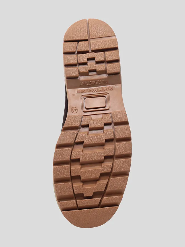 Ботинки мужские демисезонные, цвет коричневый, натуральный спилок M375004 | 6