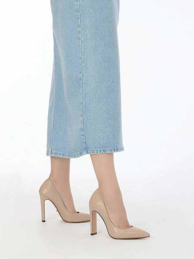 Туфли женские всесезонные, цвет бежевый, искусственная кожа 1398775 | 7