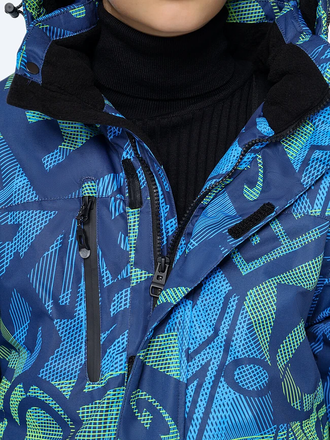 SE23113-33 Костюм детский (куртка+комбинезон) для мальчиков индиго+100% полиэстер SE23113-33 | 5