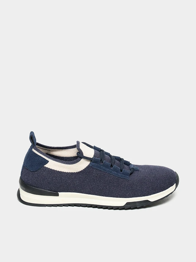 Кроссовки мужские летние, цвет синий, текстиль M02VC104 | 1