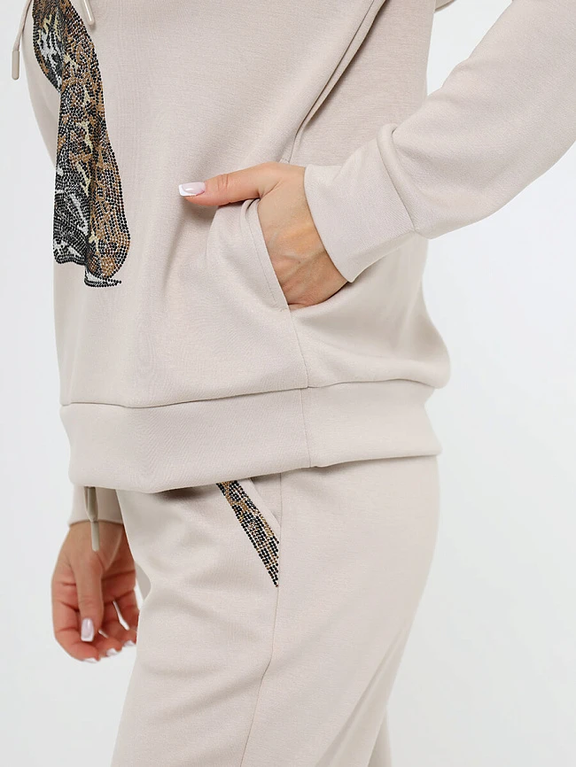 Комплект (худи+брюки) женские демисезонные KA17580-07 | 11