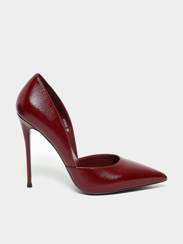 Туфли женские всесезонные, цвет бордовый, натуральная кожа 497013 | 1