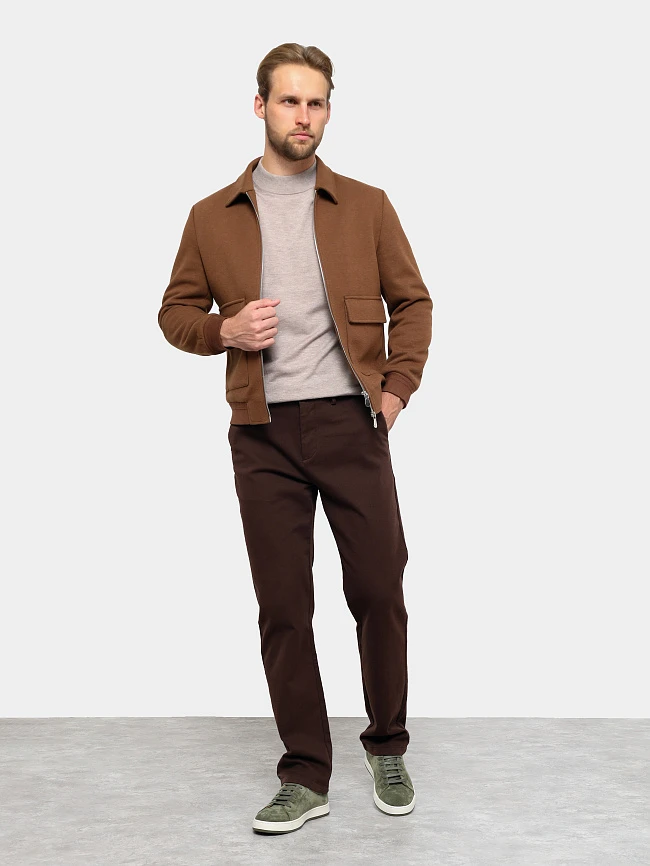 Кеды мужские демисезонные, цвет хаки, натуральный спилок/натуральная кожа M253678 | 10