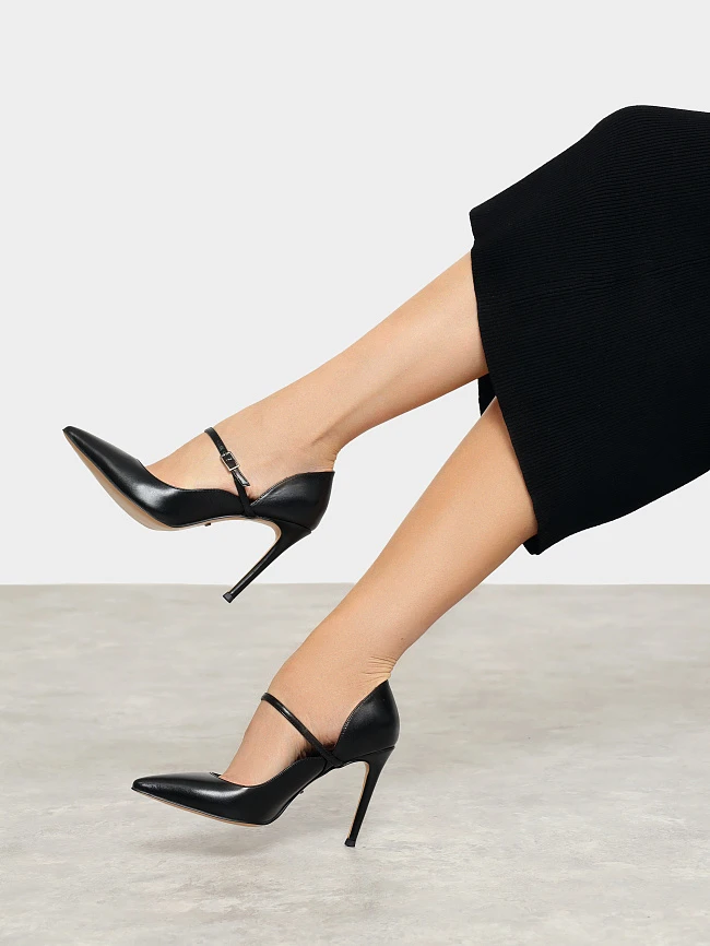 Туфли женские всесезонные, цвет черный, искусственная кожа 6550348 | 6