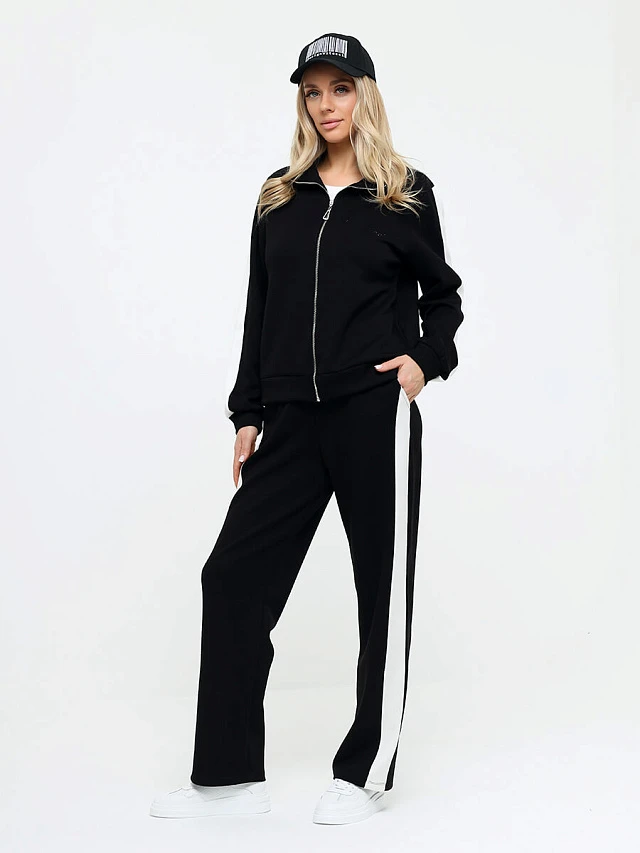 Комплект (толстовка+брюки) женские демисезонные KA17552-01 | 1