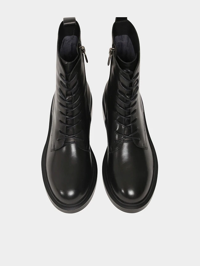 Ботинки женские демисезонные, цвет черный, натуральная кожа 1820413 | 5