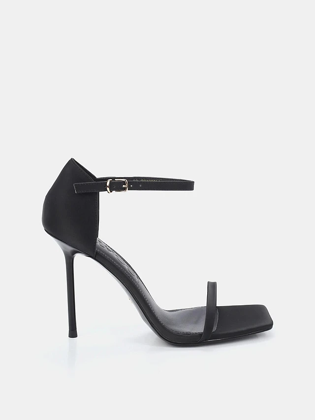 Босоножки женские летние, цвет черный, натуральная кожа 1493213P | 1