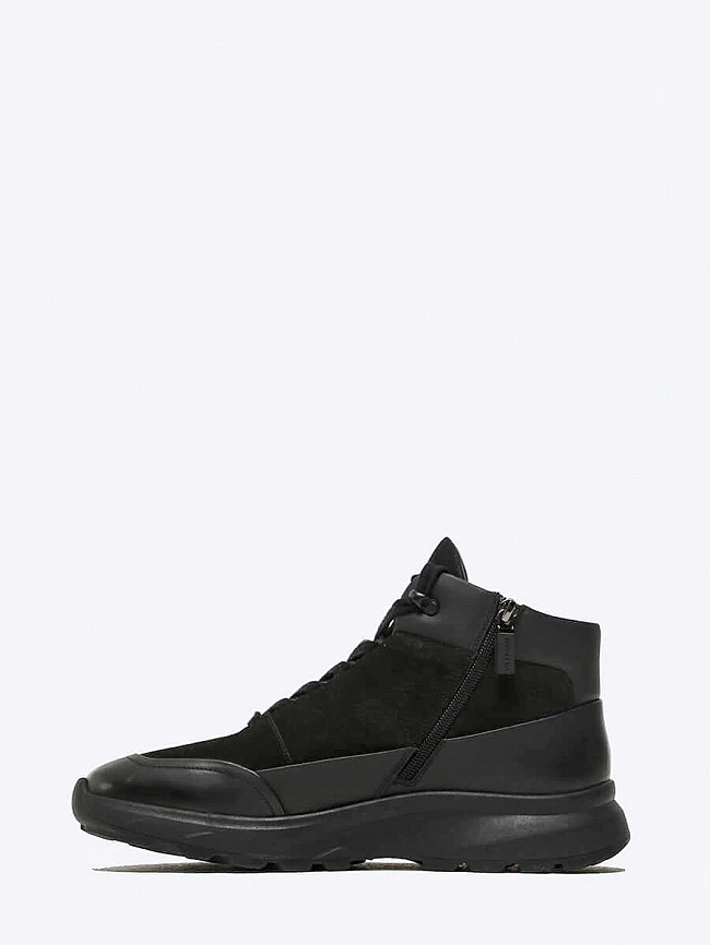 Ботинки мужские зимние, цвет черный, натуральная кожа/натуральный спилок M1782078M | 3