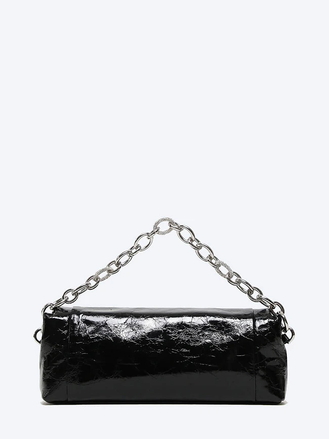 Сумка женская весна-лето, цвет черный, натуральная кожа TA1611-01 | 3