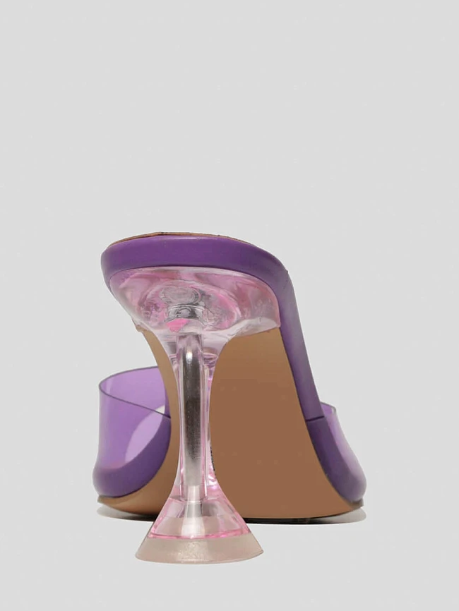 Сабо женские летние, цвет фиолетовый, силикон 1397433 | 5