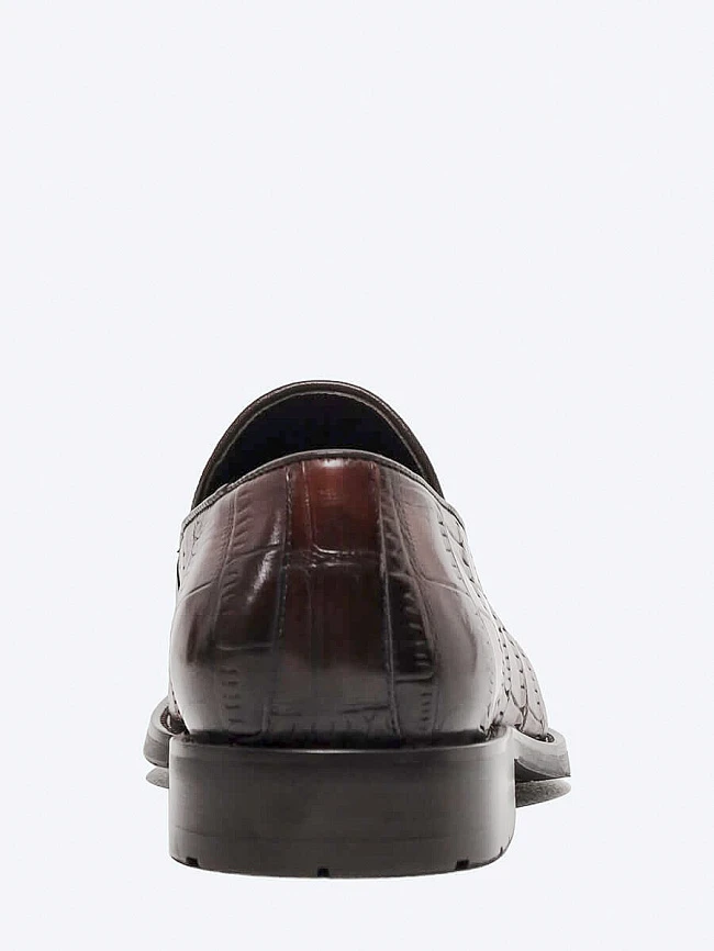 Туфли мужские всесезонные, цвет коричневый, натуральная кожа M1782158 | 5