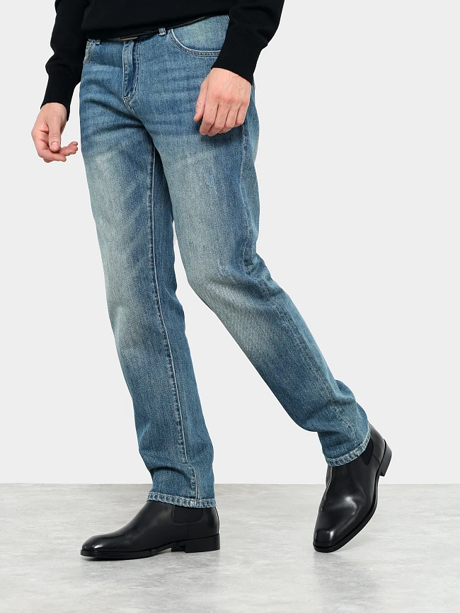 Ботинки мужские демисезонные, цвет черный, натуральная кожа M1022991 | 7