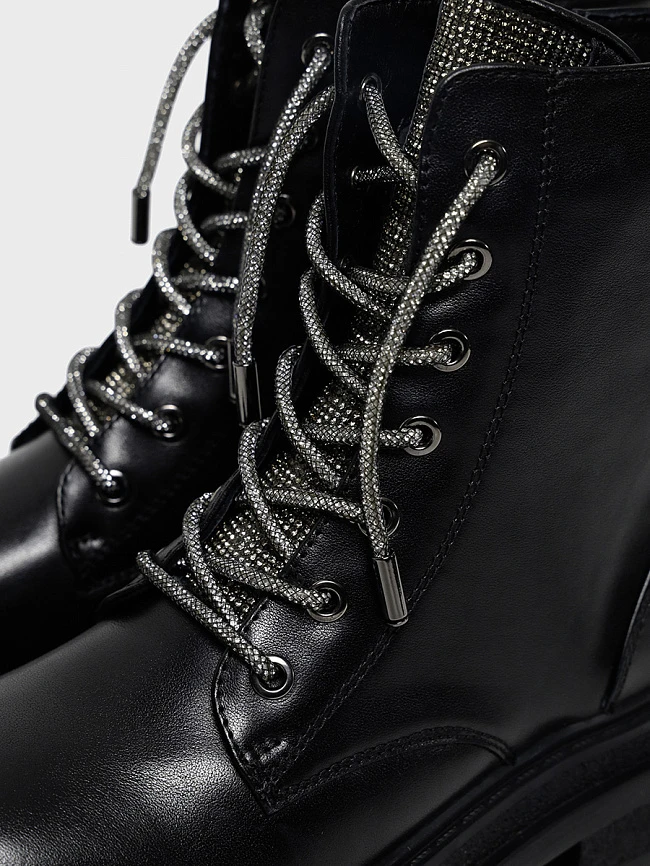 Ботинки женские зимние, цвет черный, натуральная кожа 1013331M | 5