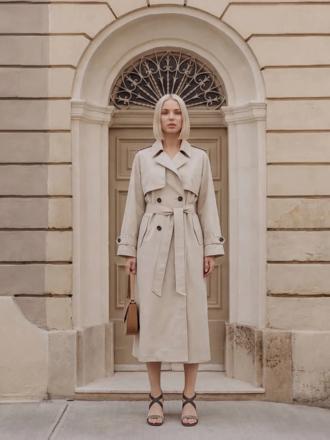 Плащ женские демисезонный BBU015-08 | 6