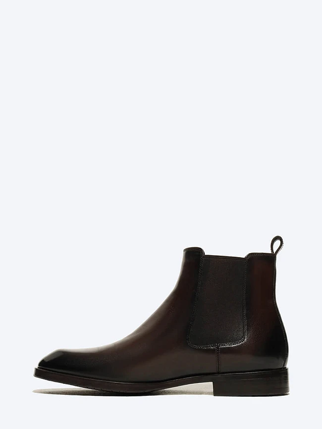 Ботинки мужские демисезонные, цвет коричневый, натуральная кожа M1022992 | 3