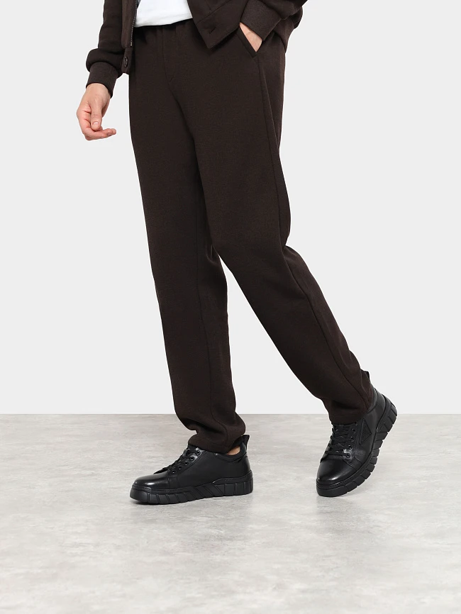 Кеды мужские демисезонные, цвет черный, натуральная кожа M1781529 | 7