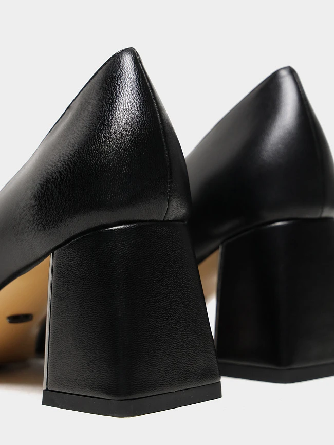 Туфли женские всесезонные, цвет черный, искусственная кожа 6550364 | 6