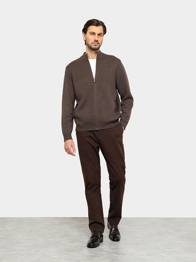 Полуботинки мужские всесезонные, цвет коричневый, натуральная кожа M1022941 | 12