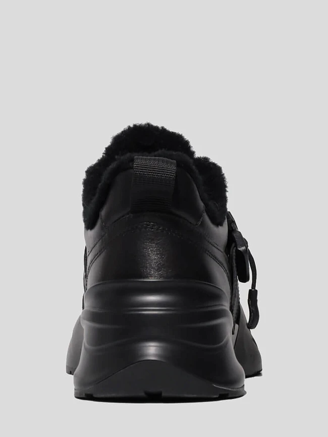 Кроссовки женские зимние, цвет черный, натуральная кожа 1890314M | 5