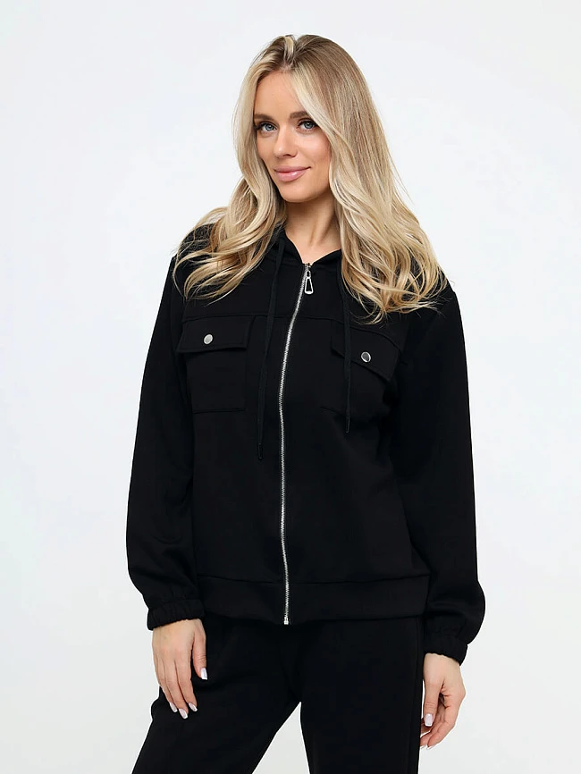 Комплект (толстовка+брюки) женские демисезонные KA17620-01 | 5