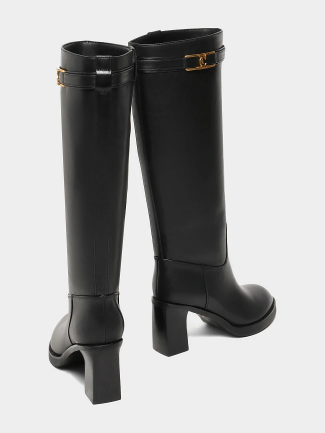 Сапоги женские зимние, цвет черный, натуральная кожа 1494692M | 4