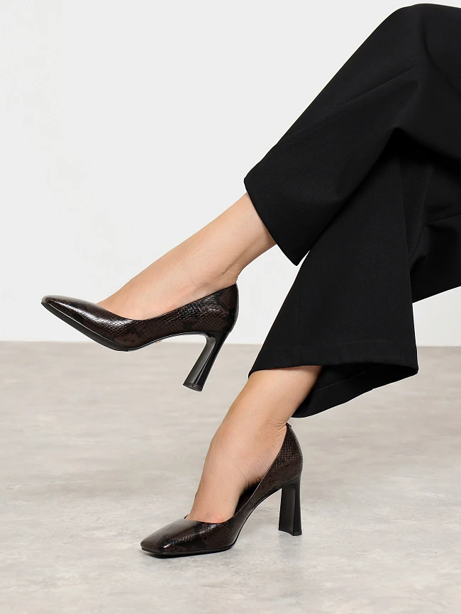 Туфли женские всесезонные, цвет коричневый, натуральная кожа 1494702 | 7