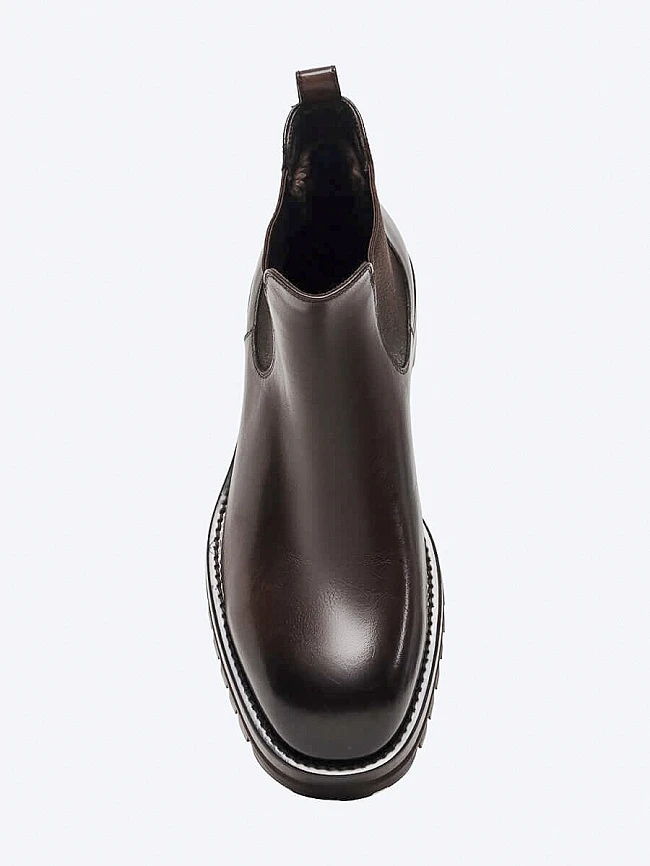 Ботинки M1022529 мужские цвет коричневый, натуральная кожа M1022529 | 4