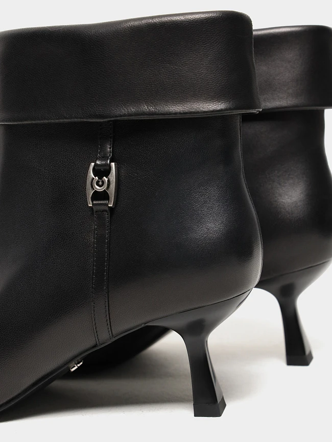 Полусапоги женские всесезонные, цвет черный, натуральная кожа 1013771 | 6